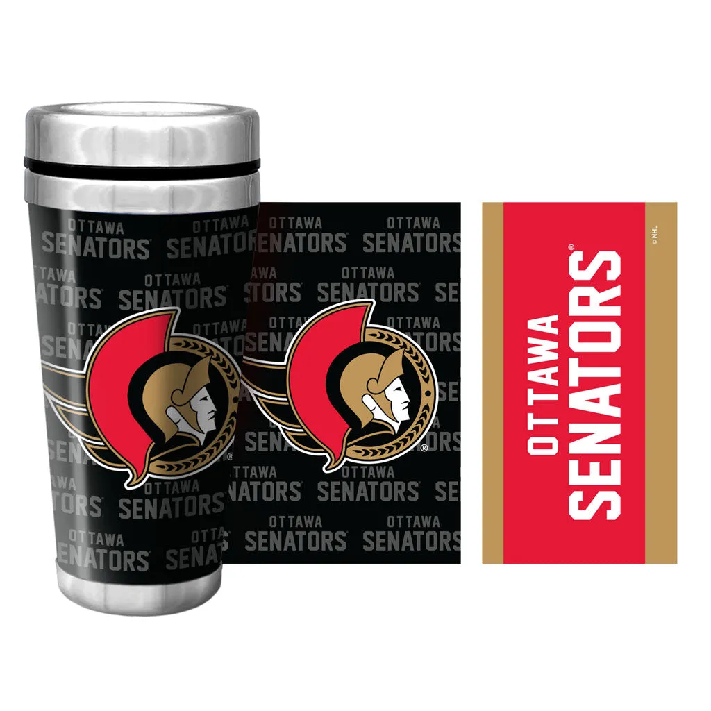Ottawa Senators Travel Mug | Wallpaper Full Wrap 16 oz.