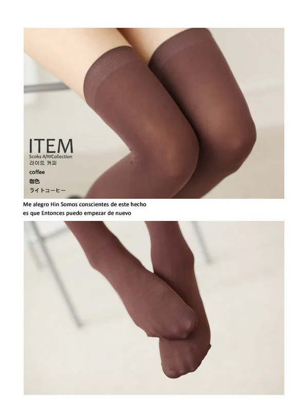 ove the knee thigh high socks in 12 colors