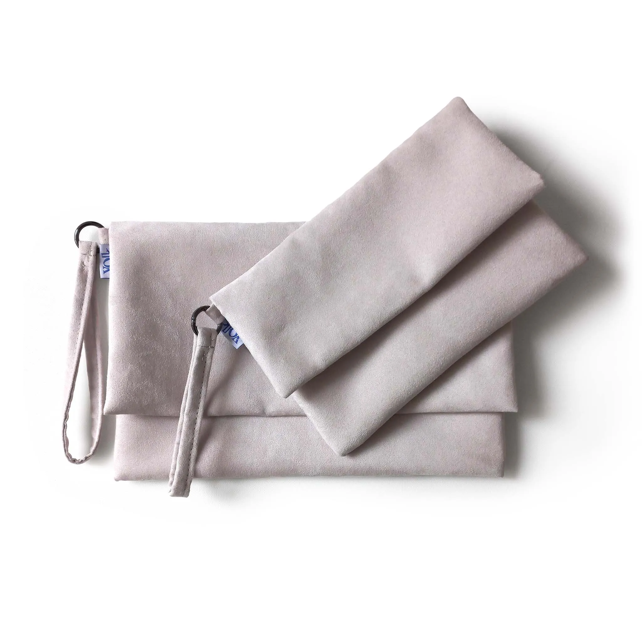 Pale Grey Clutch Bag