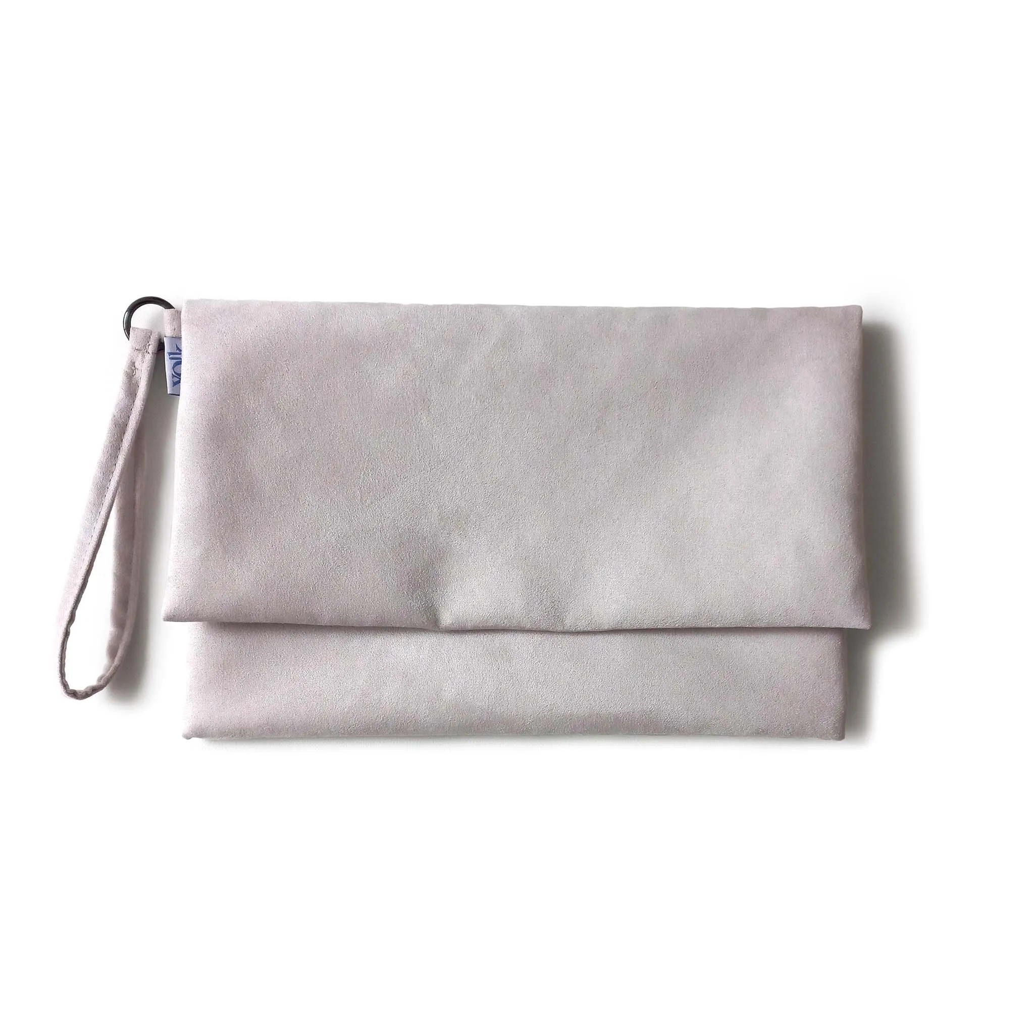 Pale Grey Clutch Bag