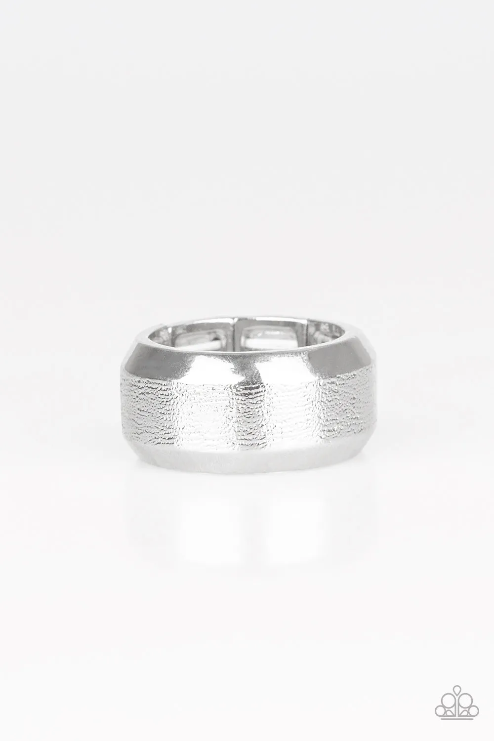Paparazzi - Checkmate - Silver Men's Ring