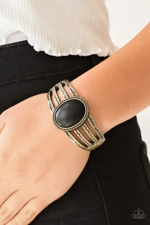 Paparazzi - Desert Glyphs - Brass Cuff Bracelet