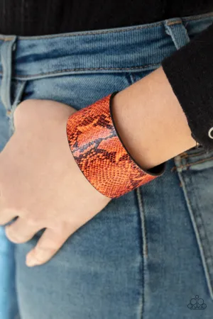 Paparazzi - Its a Jungle Out There - Orange Bracelet