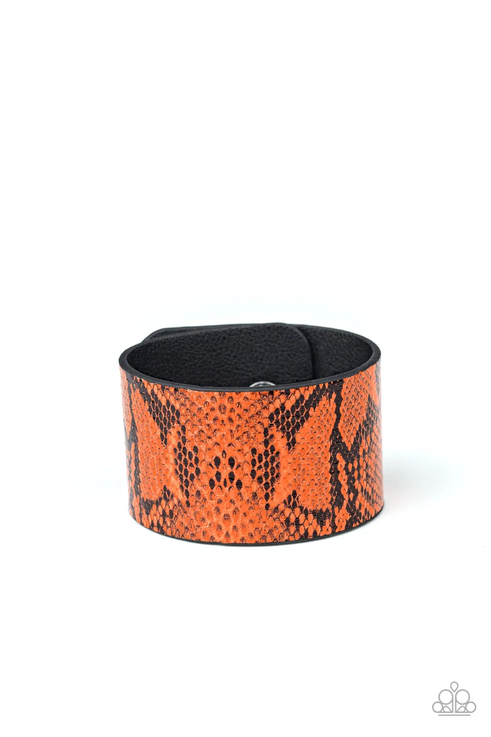 Paparazzi - Its a Jungle Out There - Orange Bracelet