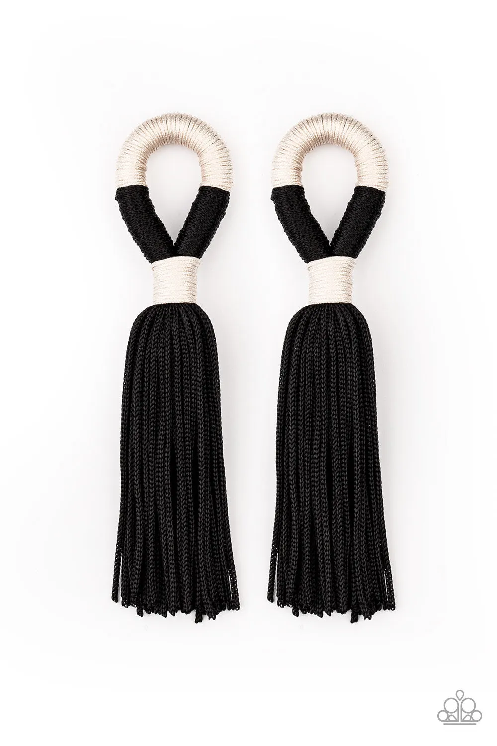 Paparazzi - Moroccan Mambo - Black Earring
