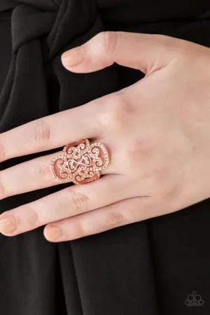 Paparazzi - Regal Regalia - Copper Filigree Ring