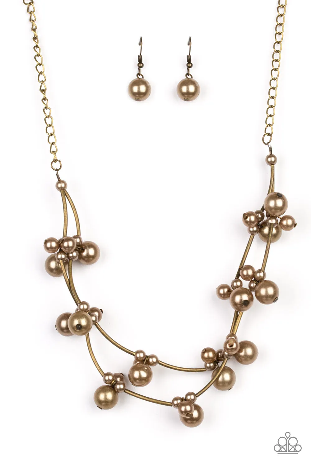 Paparazzi - Wedding BELLES - Brass Necklace
