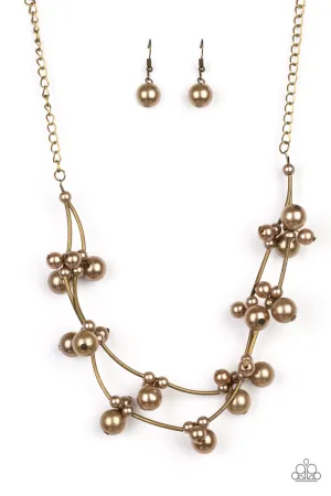 Paparazzi - Wedding BELLES - Brass Necklace