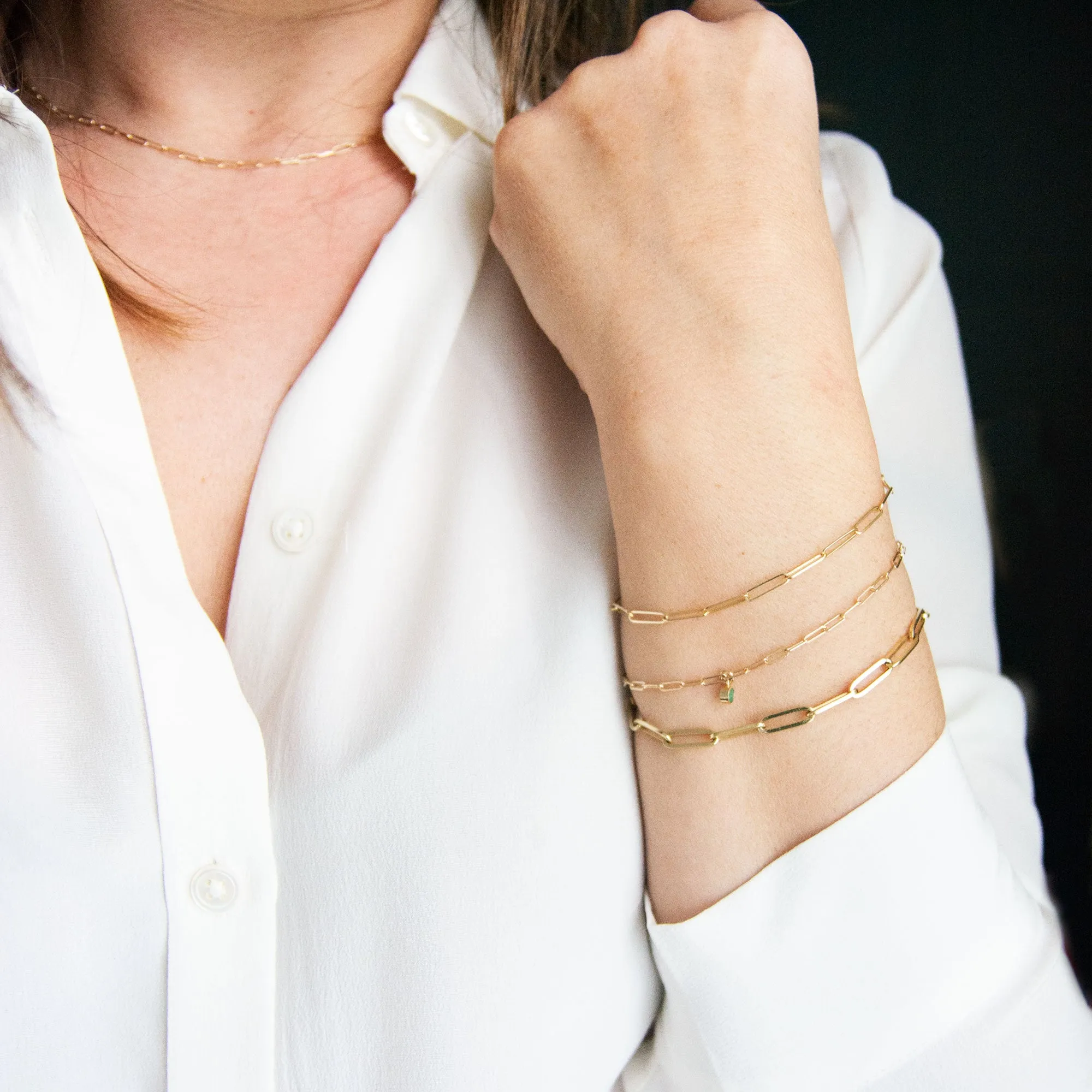 Paperclip Chain Bracelet - Heavy Weight
