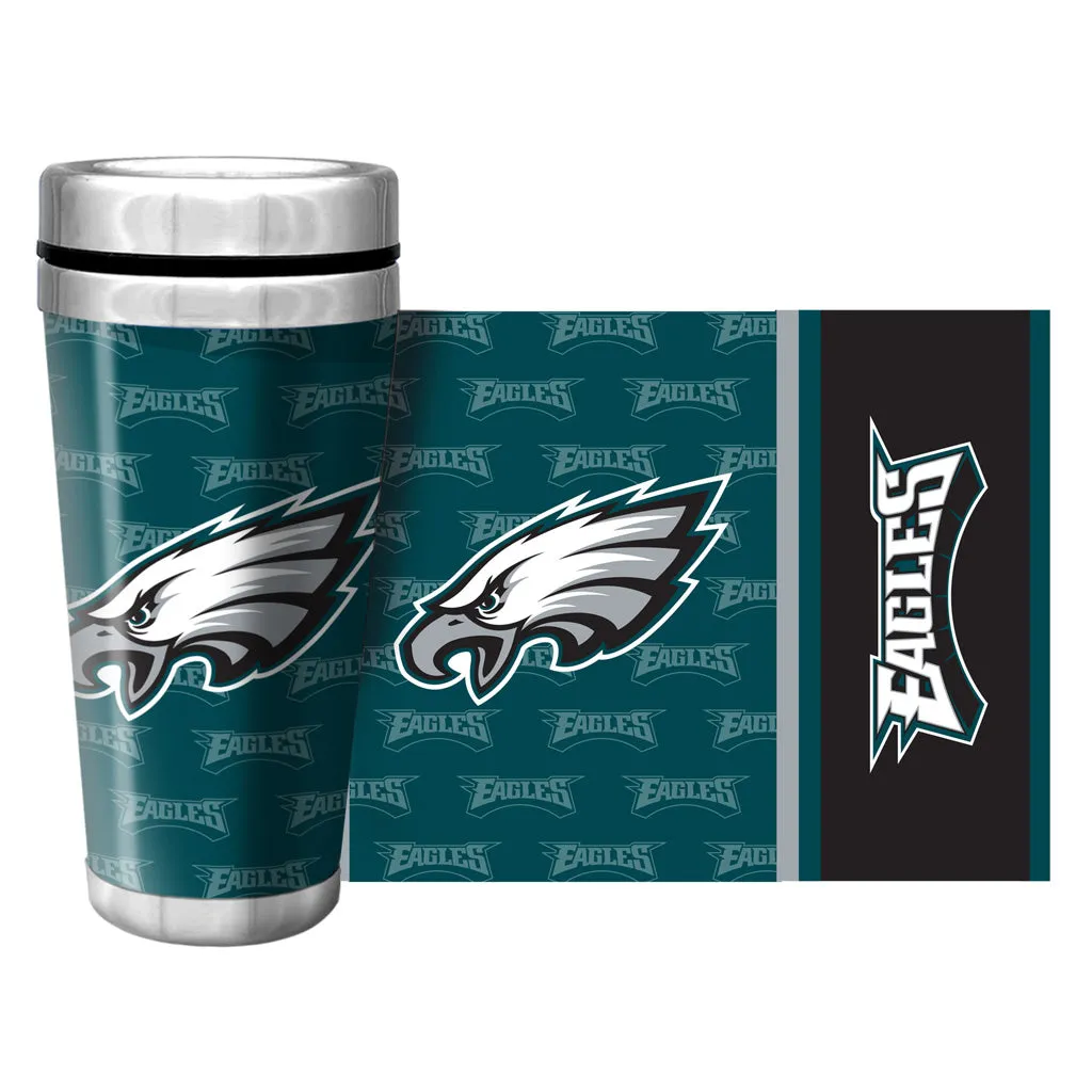 Philadelphia Eagles Travel Mug | Wallpaper Full Wrap 16 oz.