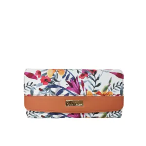 Pierre Cardin Aasha floral bifold purse Orange