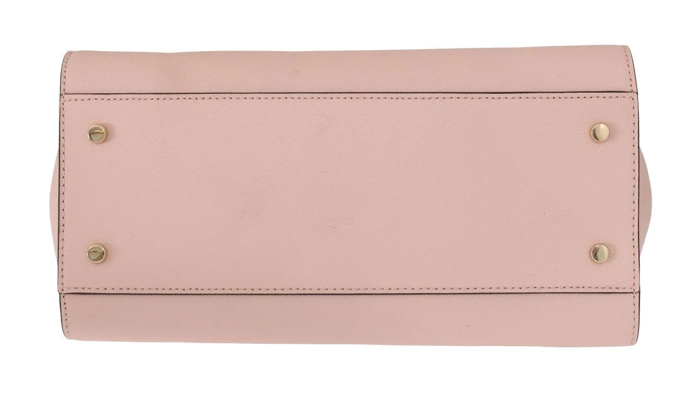 Pink HANDLEE Leather Handbag