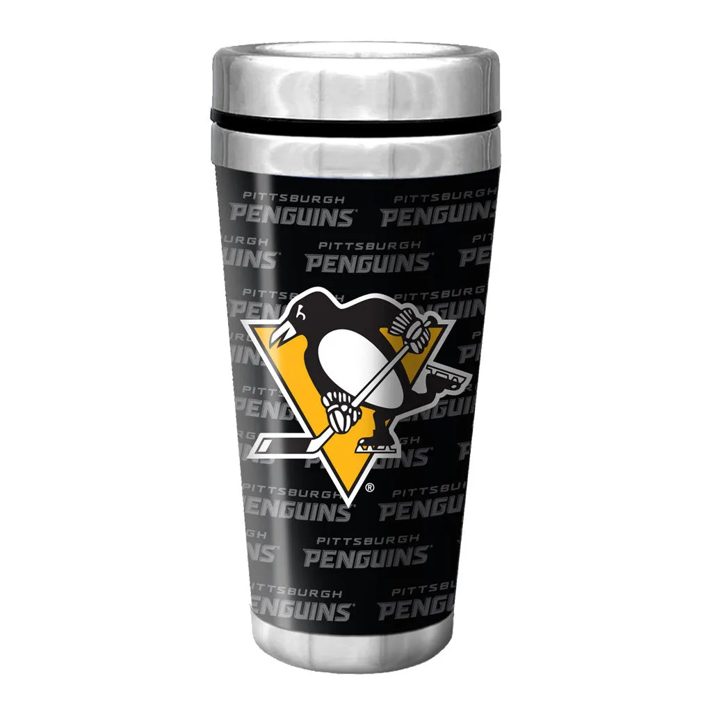 Pittsburgh Penguins Travel Mug | Wallpaper Full Wrap 16 oz.