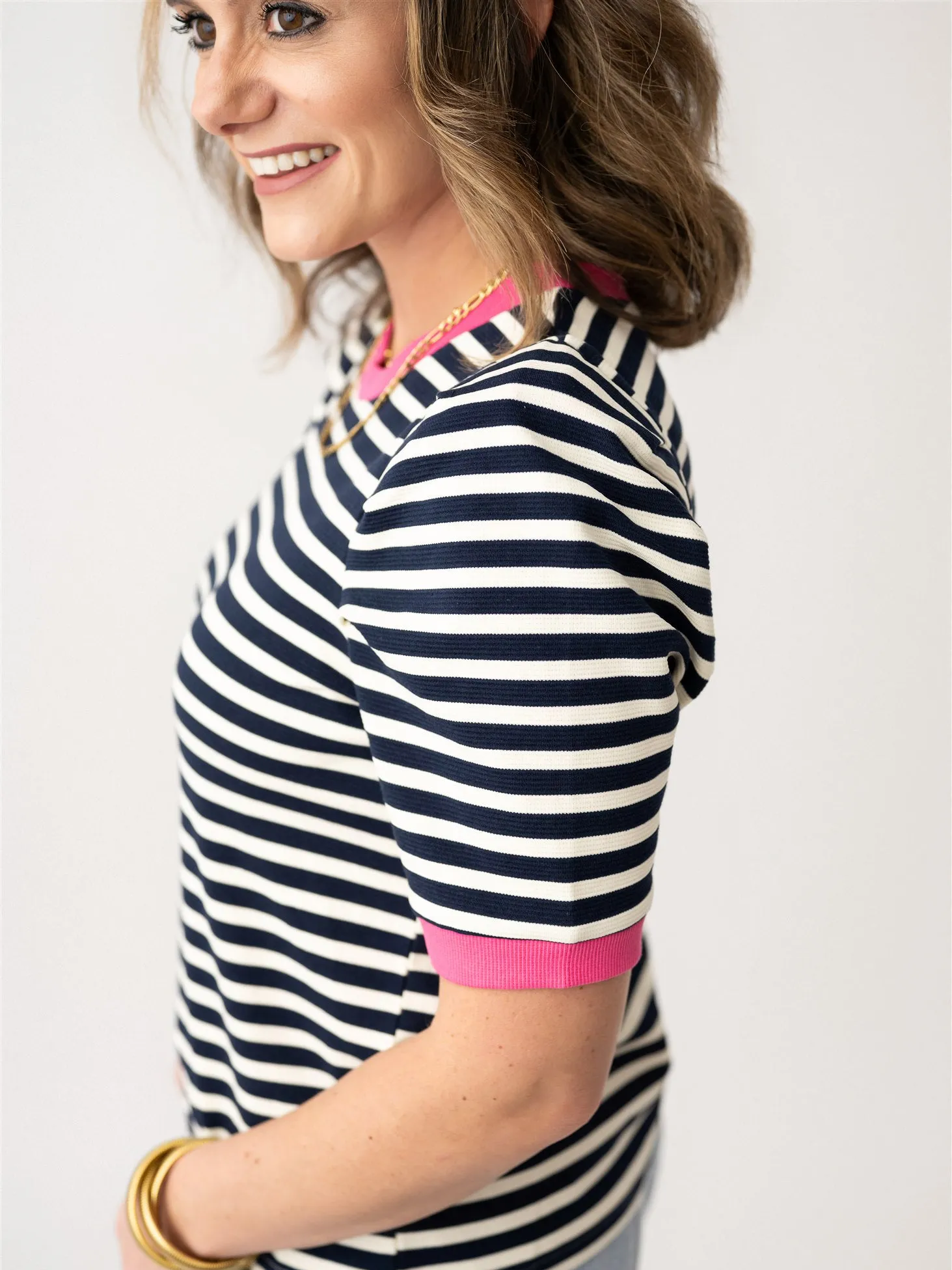 Playfully Bold Stripe Tee