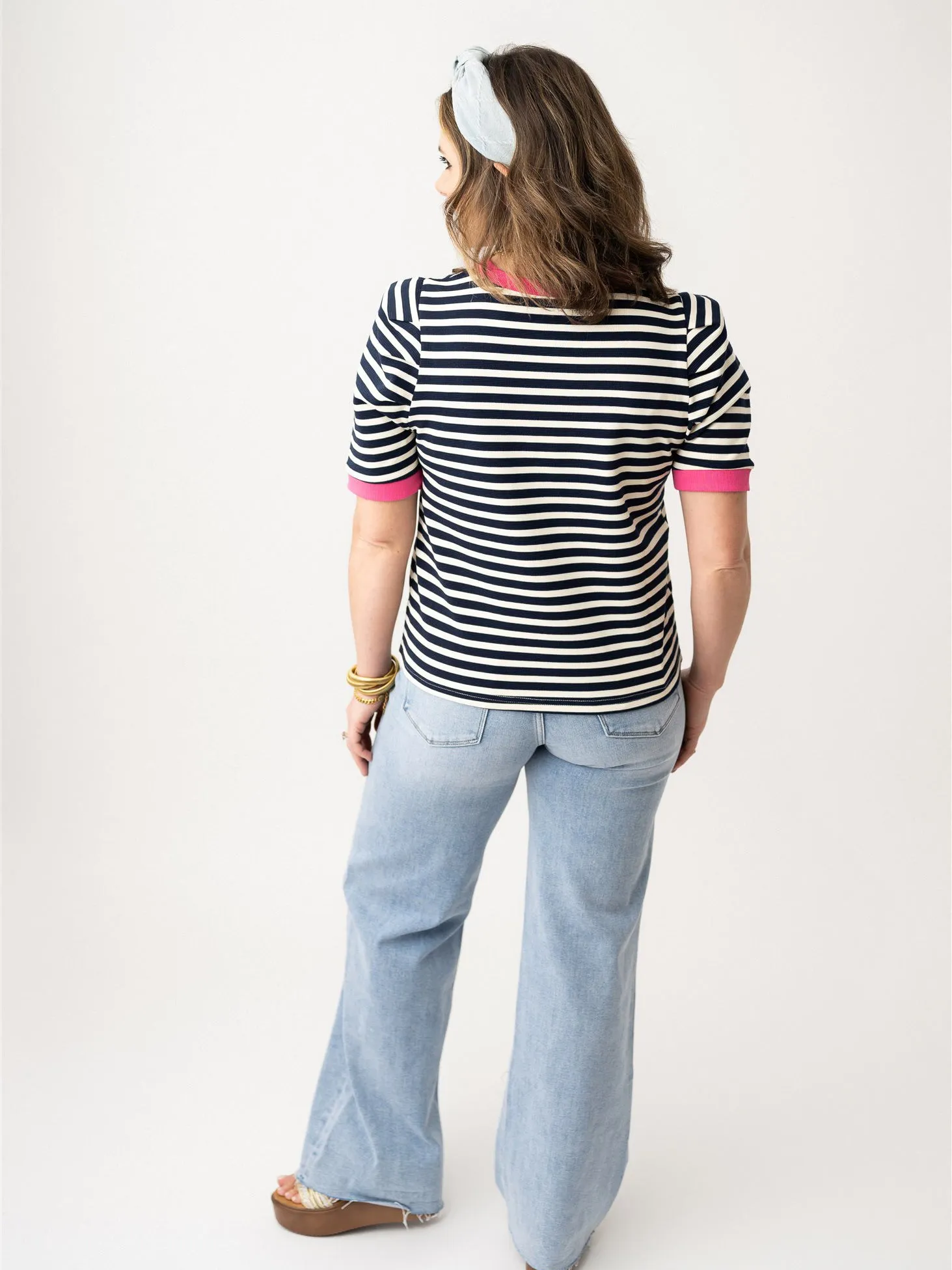 Playfully Bold Stripe Tee
