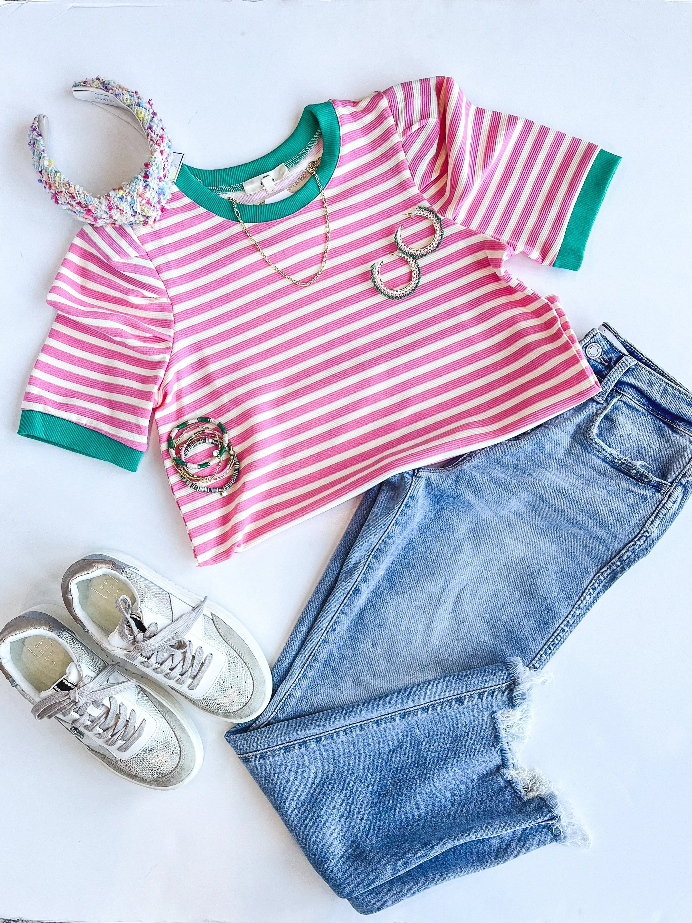 Playfully Bold Stripe Tee