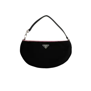 Prada Black Nylon Mini Shoulder Bag