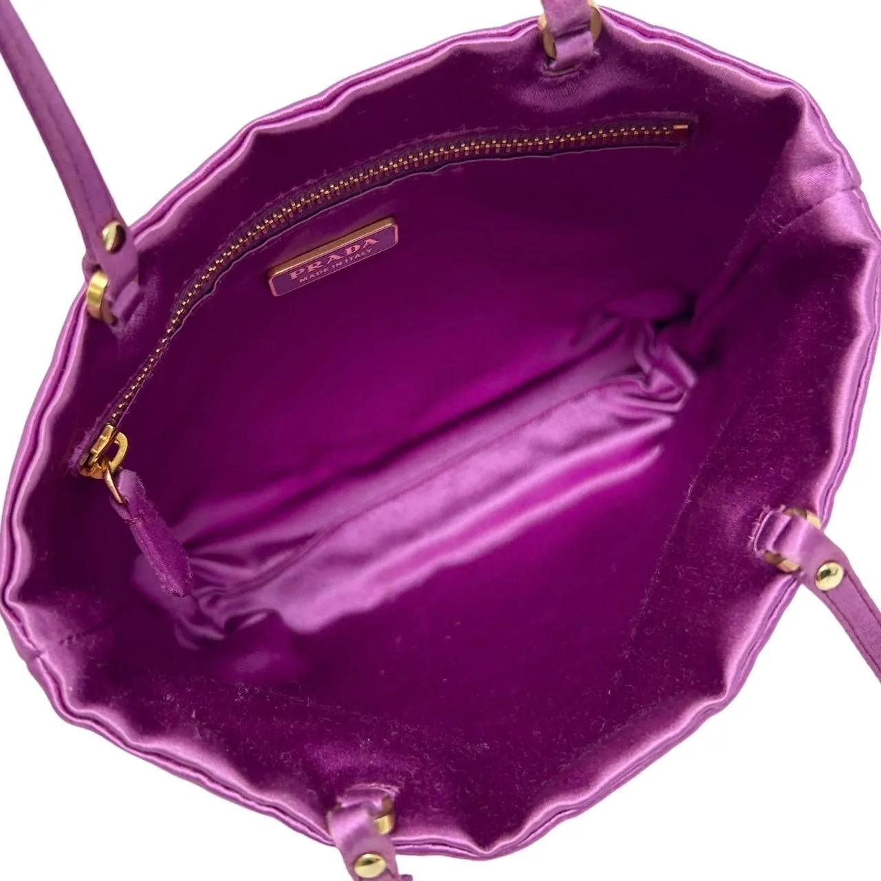 Prada Fuchsia Satin Mini Bag