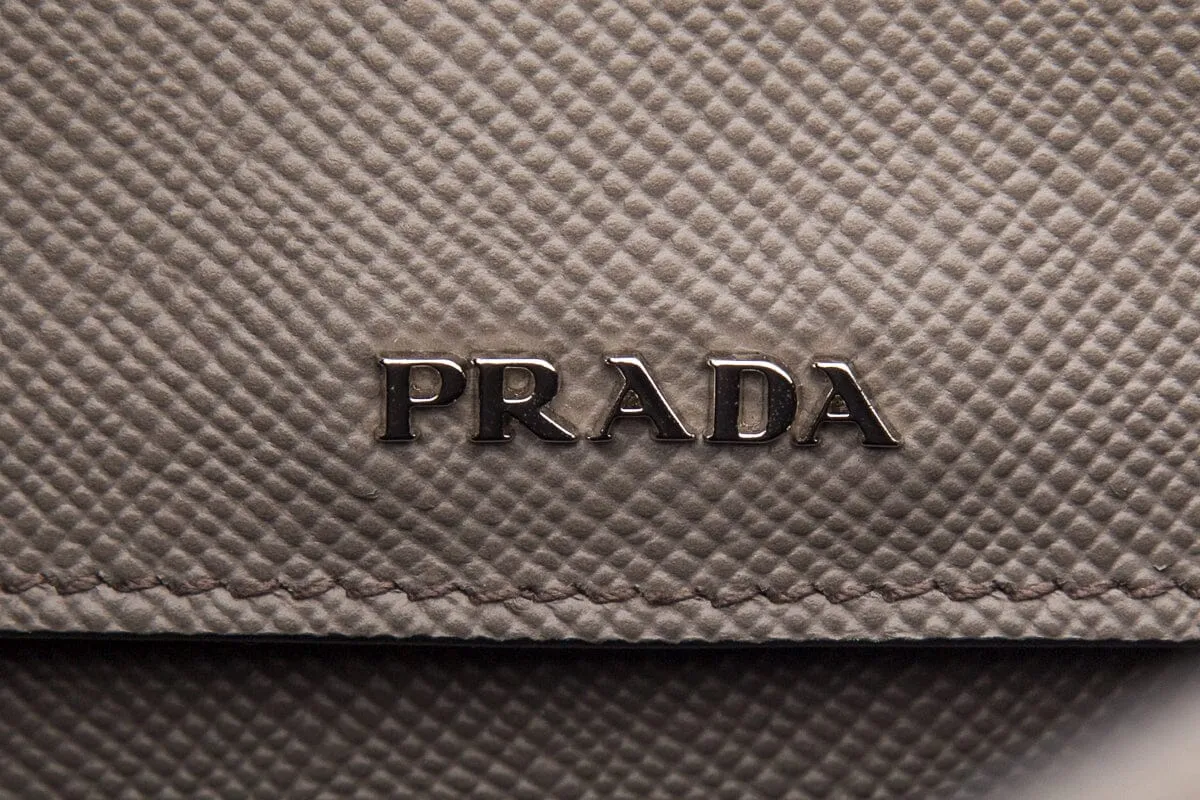 Prada Saffiano Cuir Double Turn Lock Handbag