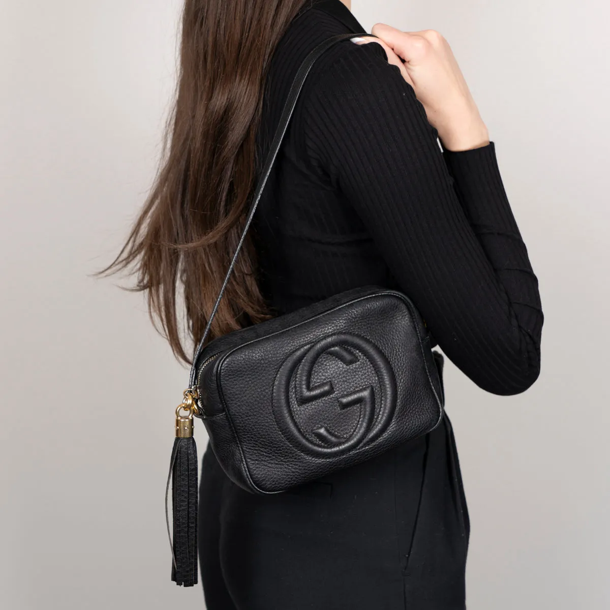 Pre-Owned Gucci SoHo Disco Tassel Small Shoulder Bag