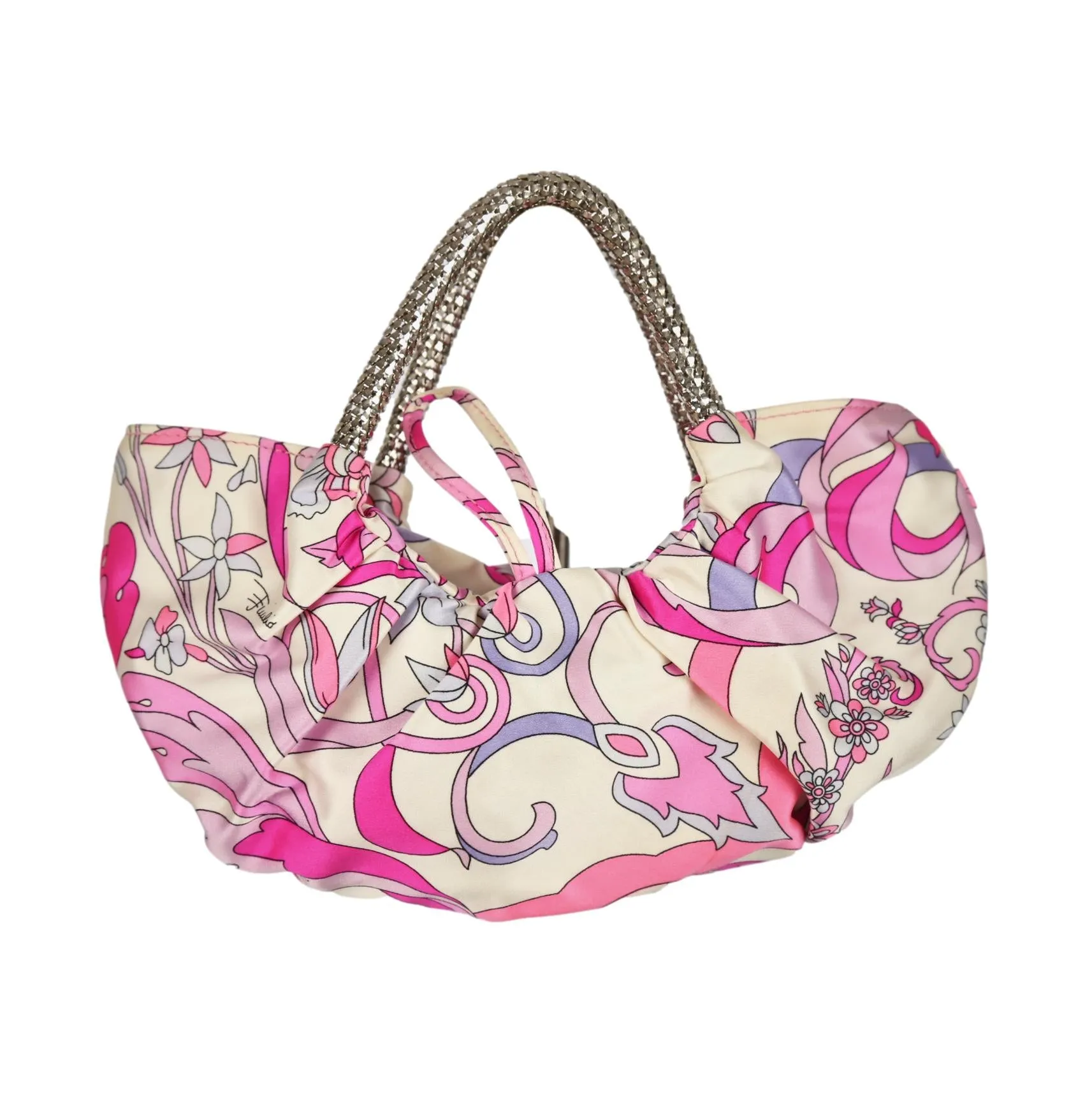 Pucci Pink Rhinestone Mini Bag
