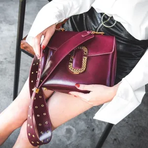 Punk Style Strap Luxury Shoulder Bag