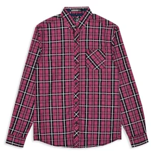 Red Checkered Casual Shirt