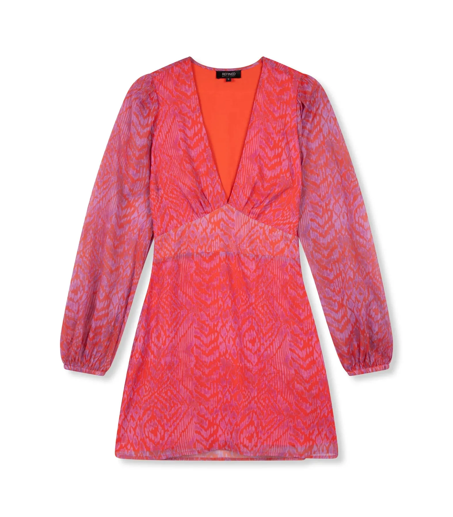 Refined Department wrap dress Billy fuchsia