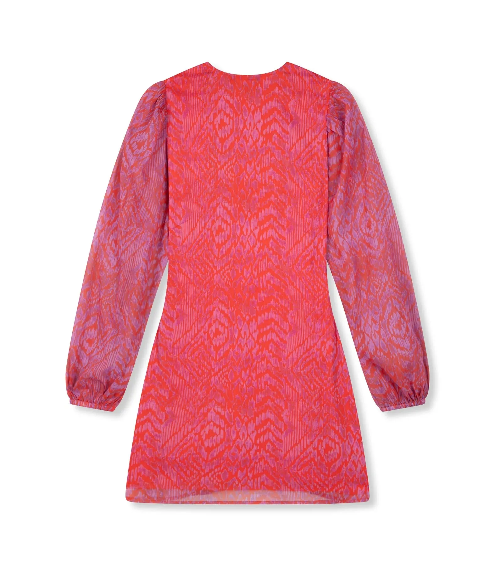 Refined Department wrap dress Billy fuchsia