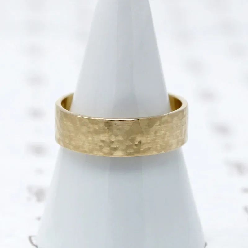 Refined Flat Wedding Band with Comfort Fit