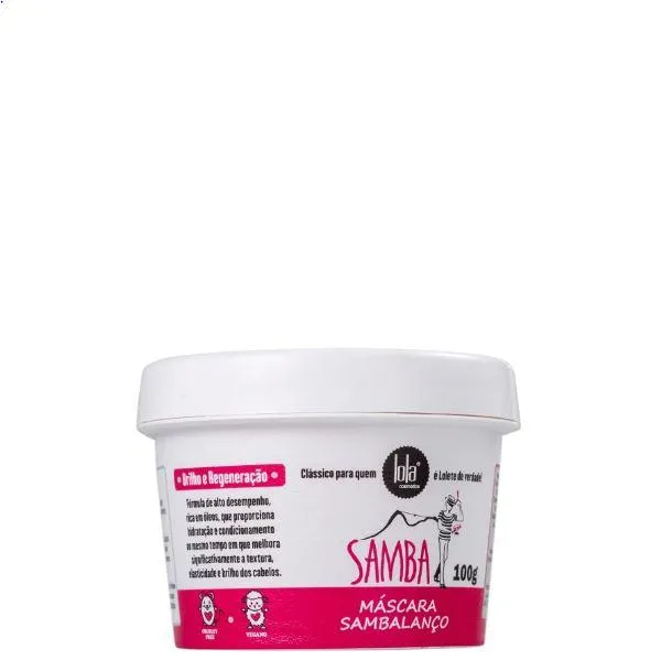 Regeneration Brightness Vegan Samba Sambalanço Mask 100g - Lola Cosmetics