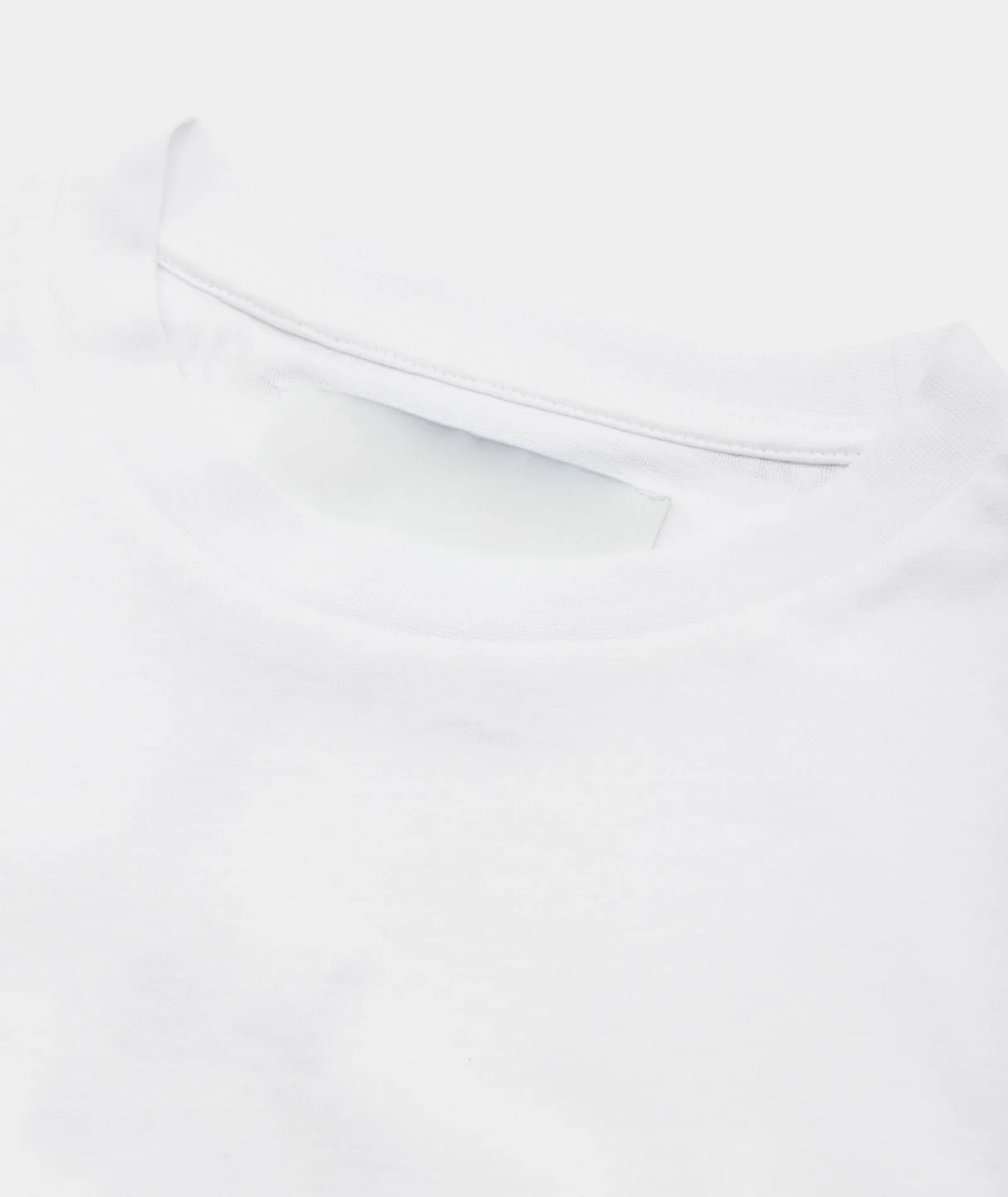 Relaxed Fit Tee - White / Flowing Commute Bliss
