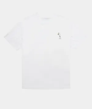 Relaxed Fit Tee - White / Flowing Commute Bliss