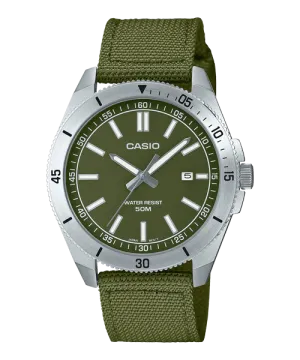 Reloj casual correa de tela MTP-B155C-3EV