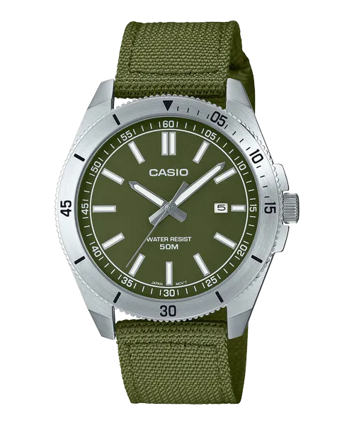 Reloj casual correa de tela MTP-B155C-3EV