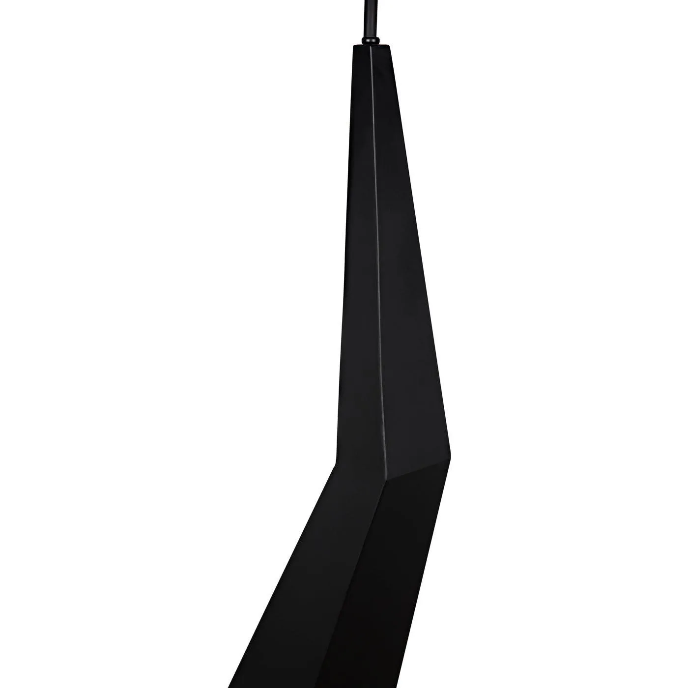 Rhombus Floor Lamp with Shade, Black Metal