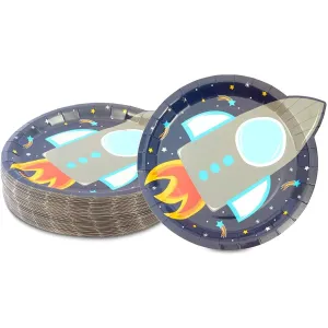 Rocker Ship aper lates For Outer Space Birthday arty (9 Inches 48