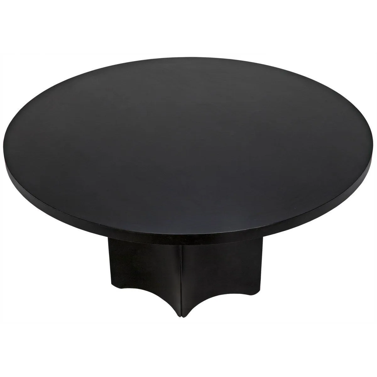 Rome Dining Table, Black Steel