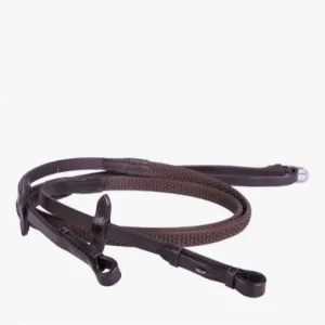 Rubber Soft Reins - Brown