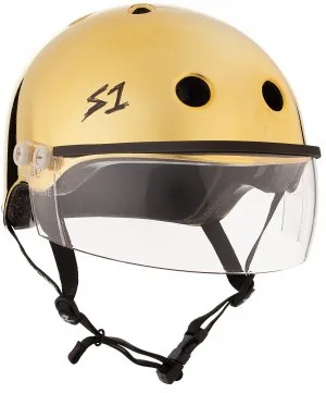 S1 Lifer Visor Helmet - Gold Mirror
