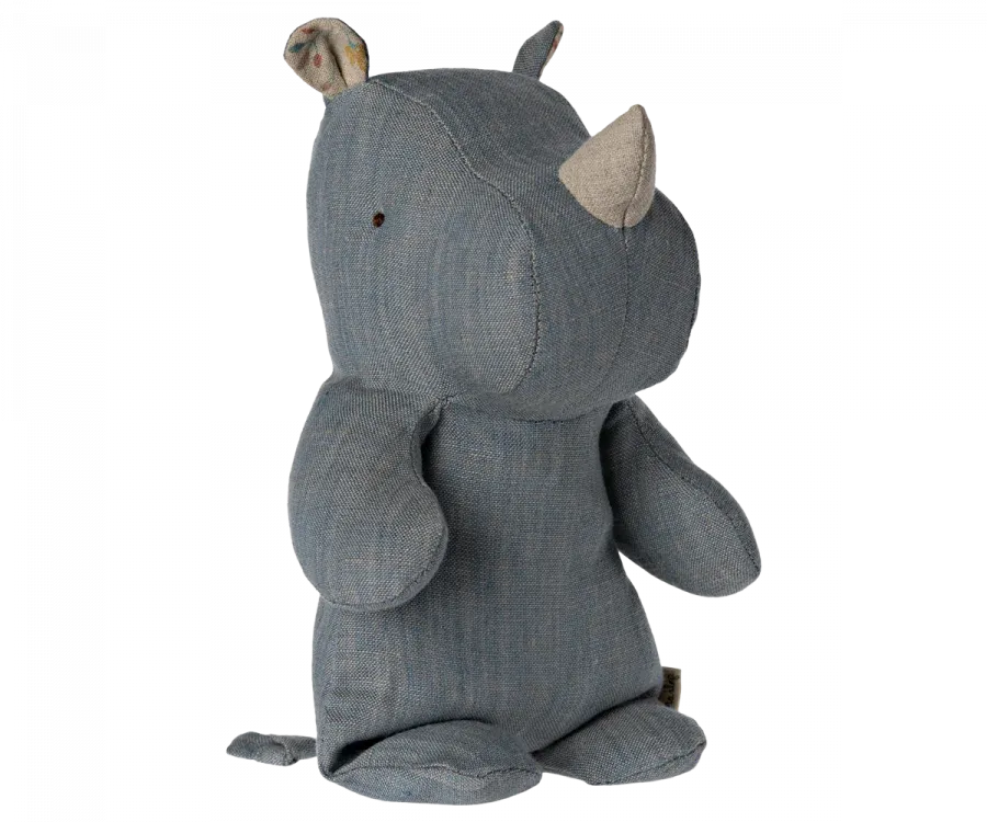 Safari Friends Small Rhino  - Blue Sand
