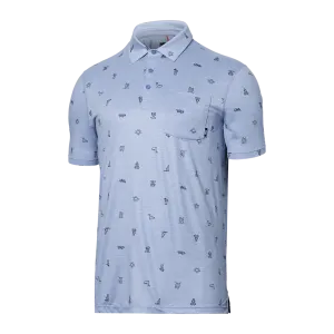 Saxx Mens Droptemp™ All Day Cooling Short Sleeve Polo