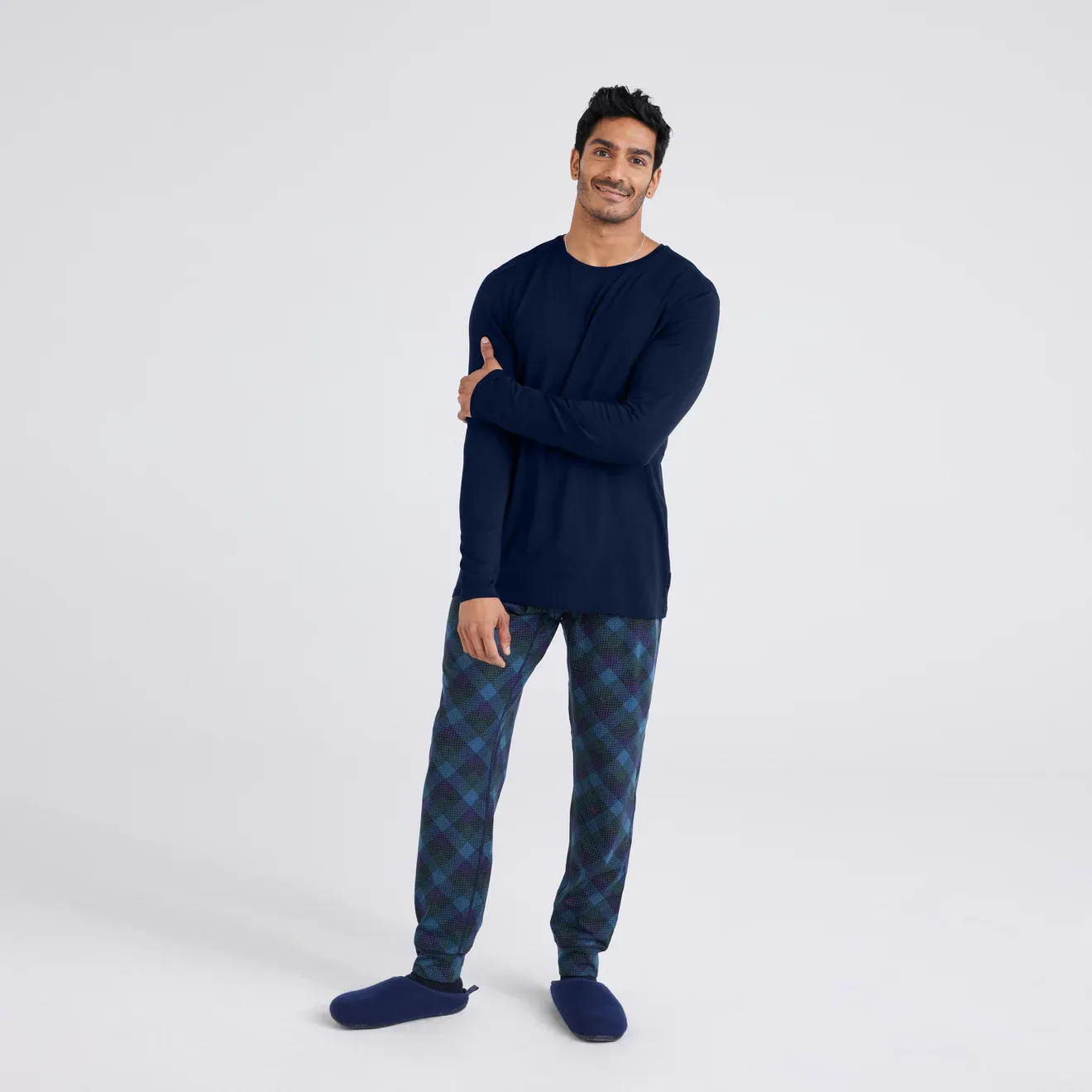 Saxx Mens Snooze Sleep Long Sleeve Tee