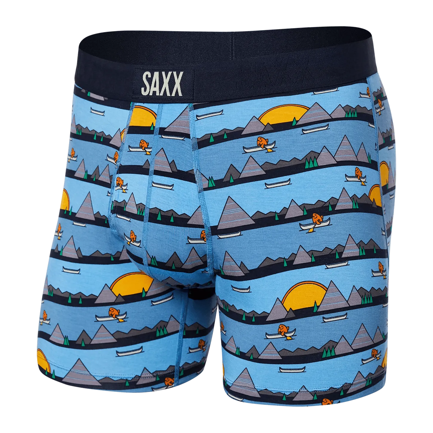 Saxx Ultra Boxers - Lazy River Blue
