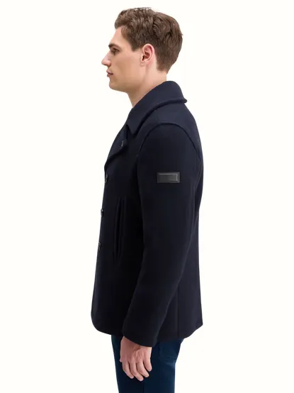Scotch & Soda Wool Blend Peacoat