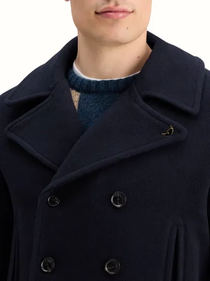 Scotch & Soda Wool Blend Peacoat
