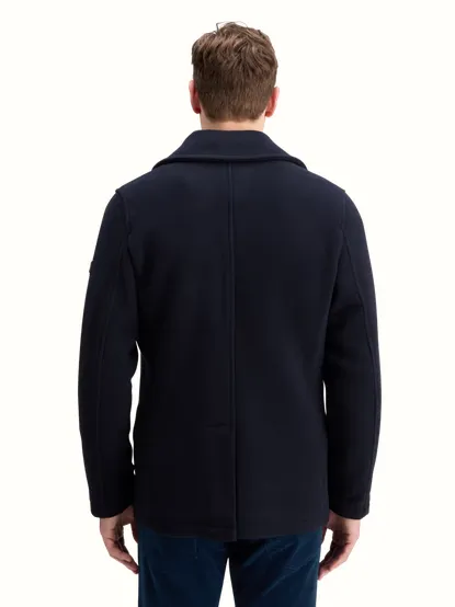 Scotch & Soda Wool Blend Peacoat