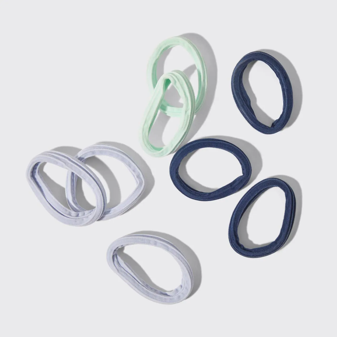 Seamless Hair elastics  8pc Set - Garden Bouquet