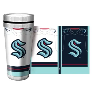 Seattle Kraken Travel Mug | Jersey Full Wrap 16 oz.