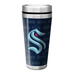 Seattle Kraken Travel Mug | Wallpaper Full Wrap 16 oz.